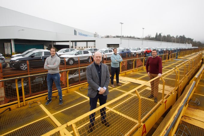 Volkswagen Navarra bate en 2020 el promedio histórico de coches distribuidos por tren