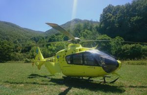 Suc.- Evacuado en helicóptero un motorista herido en la A-231, donde se acumulan dos kilómetros de retención
