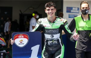 Fermín Aldeguer, campeón de Europa de Moto2