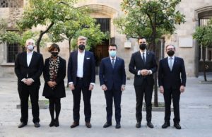 Aragonès, Giró y Torrent se reúnen con Wayne Griffiths (Seat)