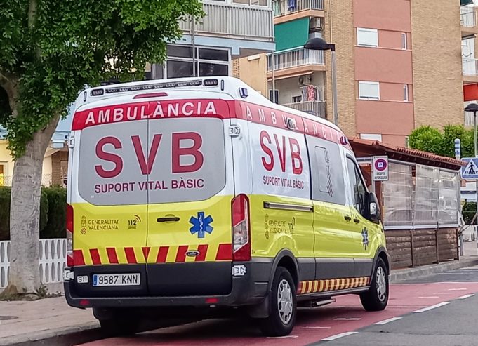 Sucesos.- Herido un hombre de 71 años tras ser atropellado en Dénia