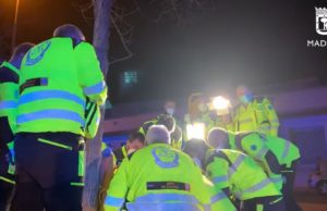 Trasladado grave al hospital un hombre de 71 años tras ser atropellado en Puente de Vallecas