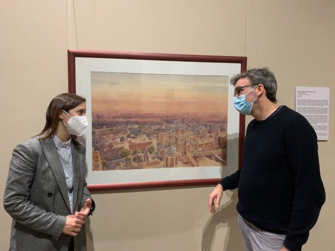 El Museo de Bellas Artes expone una de la obra más destacada de Visedo Manzanares, Premio Gaudí de Acuarela