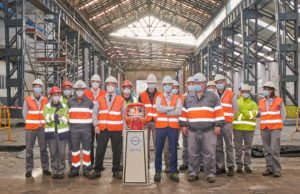 La planta de Nissan en Cantabria inicia las obras de su nueva línea de moldeo, una “garantía de futuro”