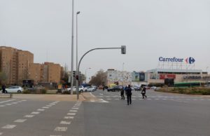 El ocupante de un coche dispara contra otro en Madrid