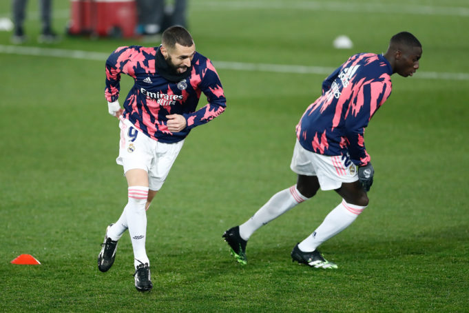 Karim Benzema y Ferland Mendy siguen en el gimnasio a tres días del Clásico