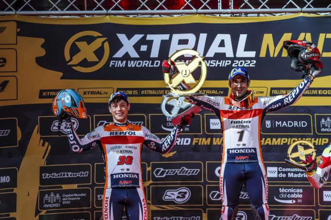 Toni Bou y Gabriel Marcelli ofrecen un doblete al Repsol Honda en el X-Trial de Madrid