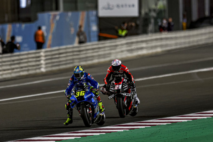 Mir y Aleix Espargaró escoltan a Zarco en la primera fila de MotoGP