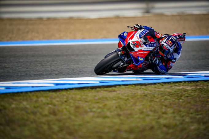El francés Johan Zarco (Ducati) domina el test en el Jerez-Ángel Nieto