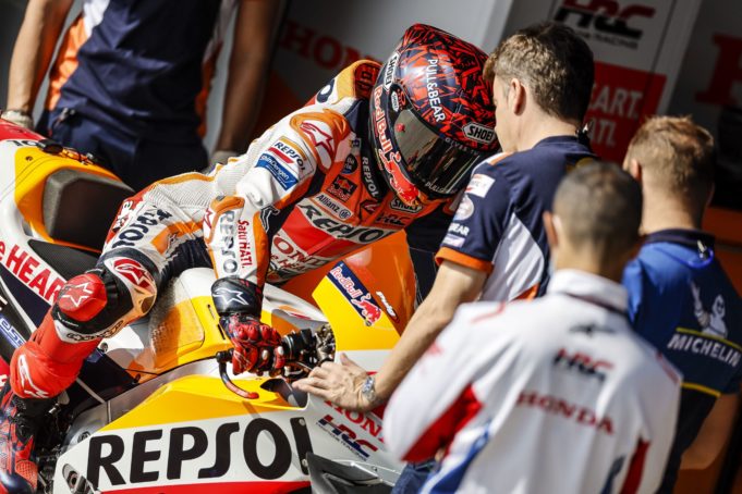 Marc Márquez: “La información del test ha sido buena”