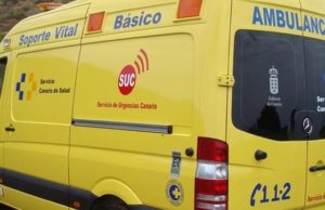 Herido de carácter moderado un joven de 23 años tras sufrir un atropello en Arona (Tenerife)