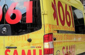 Dos personas, heridas tras volcar el coche en el que viajaban en Menorca