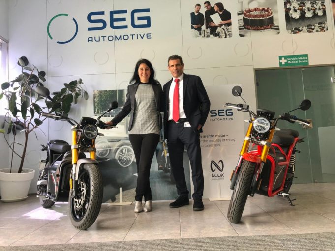 Nuuk Mobility Solutions contrata el suministro de motor y centralita de sus motocicletas eléctricas a SEG Automotive