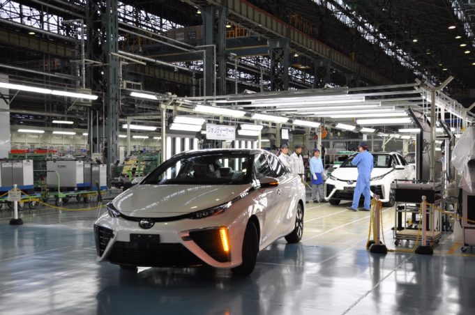 Toyota suspenderá la semana que viene la producción en sus plantas en Japón