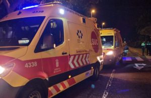 Un motorista resulta herido al chocar contra un coche en Puerto de la Cruz (Tenerife)