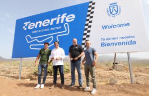 Sainz, Checa y Christene GZ visitan el futuro trazado del Tenerife Circuito del Motor