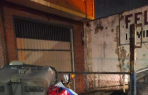 Herido un motorista en el choque con un coche anoche en Cajo