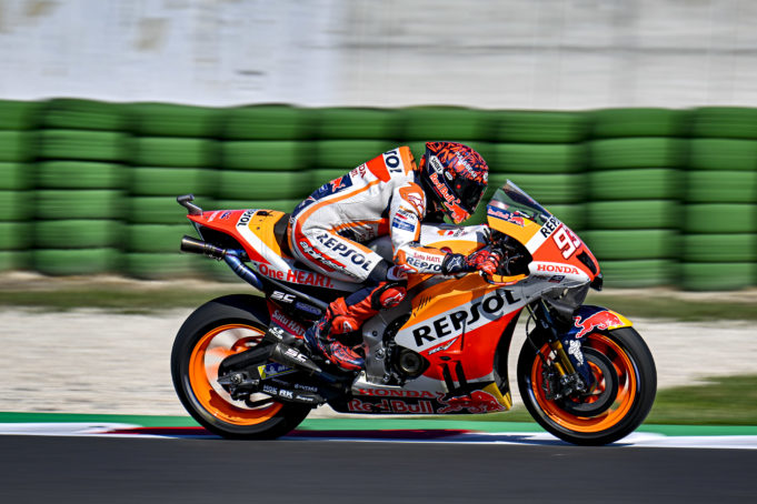 Marc Márquez: “Sabía que el primer día sería difícil, pero me he concentrado en recuperar sensaciones”