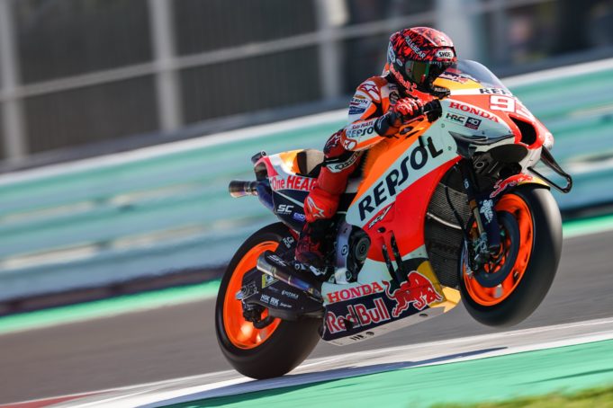 Marc Márquez: “Hoy he empezado a sentir más la moto y a correr a mi ritmo”