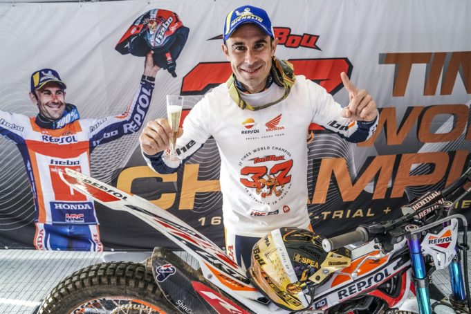 Toni Bou consigue su 32º título mundial de Trial