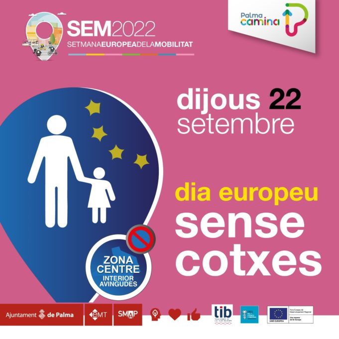 Palma celebrará este jueves el Día sin coches con restricciones de aparcamiento en la zona ORA