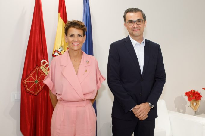 Chivite y el nuevo presidente de Volkswagen Navarra coinciden en “trabajar unidos por el futuro de la planta”