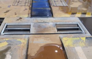 Las lluvias inundan la estación de la ITV en Santa Gertrudis y la dejan inoperativa