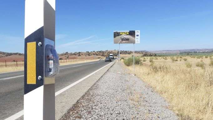 Instalada una barrera virtual en cuatro kilómetros de la A-312 en Vilches para evitar atropellos de linces