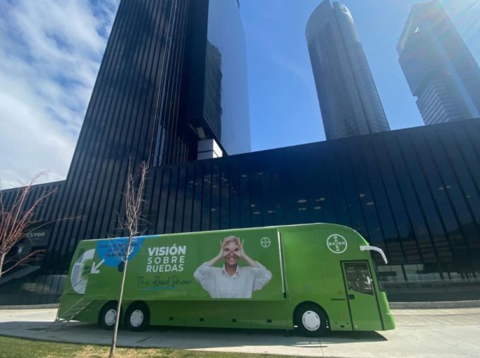 La campaña ‘Visión sobre ruedas’ llega a Madrid para sensibilizar sobre enfermedades oculares