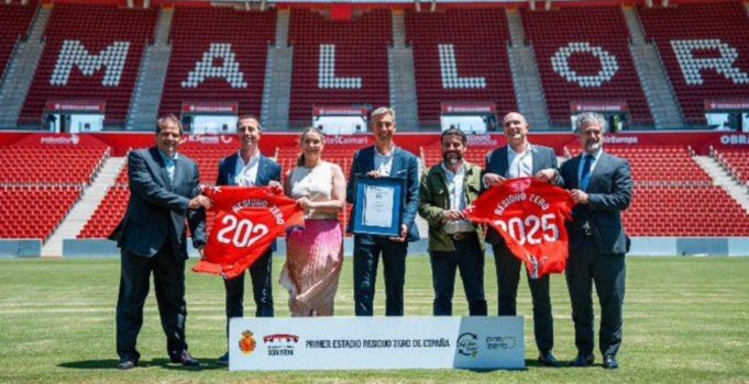 El Estadi Mallorca Son Moix alcanza el hito de estadio residuo cero de la mano de RCD Mallorca y PreZero