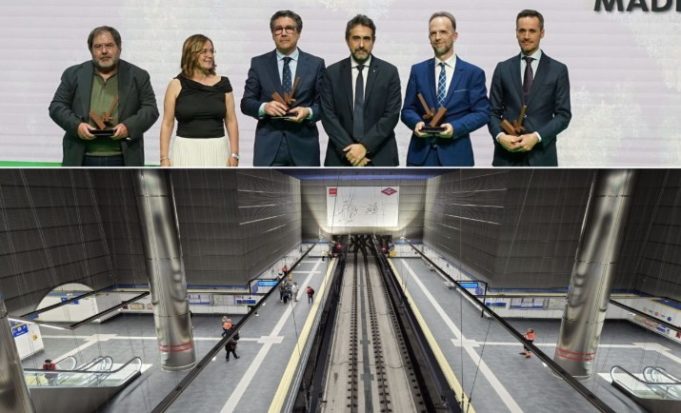 La prolongación de la Línea 3 de Metro de Madrid, ejecutada por Azvi, reconocida como mejor obra por Caminos Madrid
