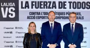 Laliga amplía su estrategia contra el odio con apoyo del Gobierno de Cataluña